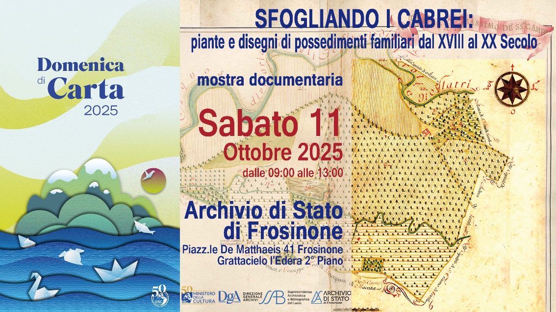 Sfogliando i cabrei: piante e disegni di possedimenti familiari dal XVIII al XX secolo